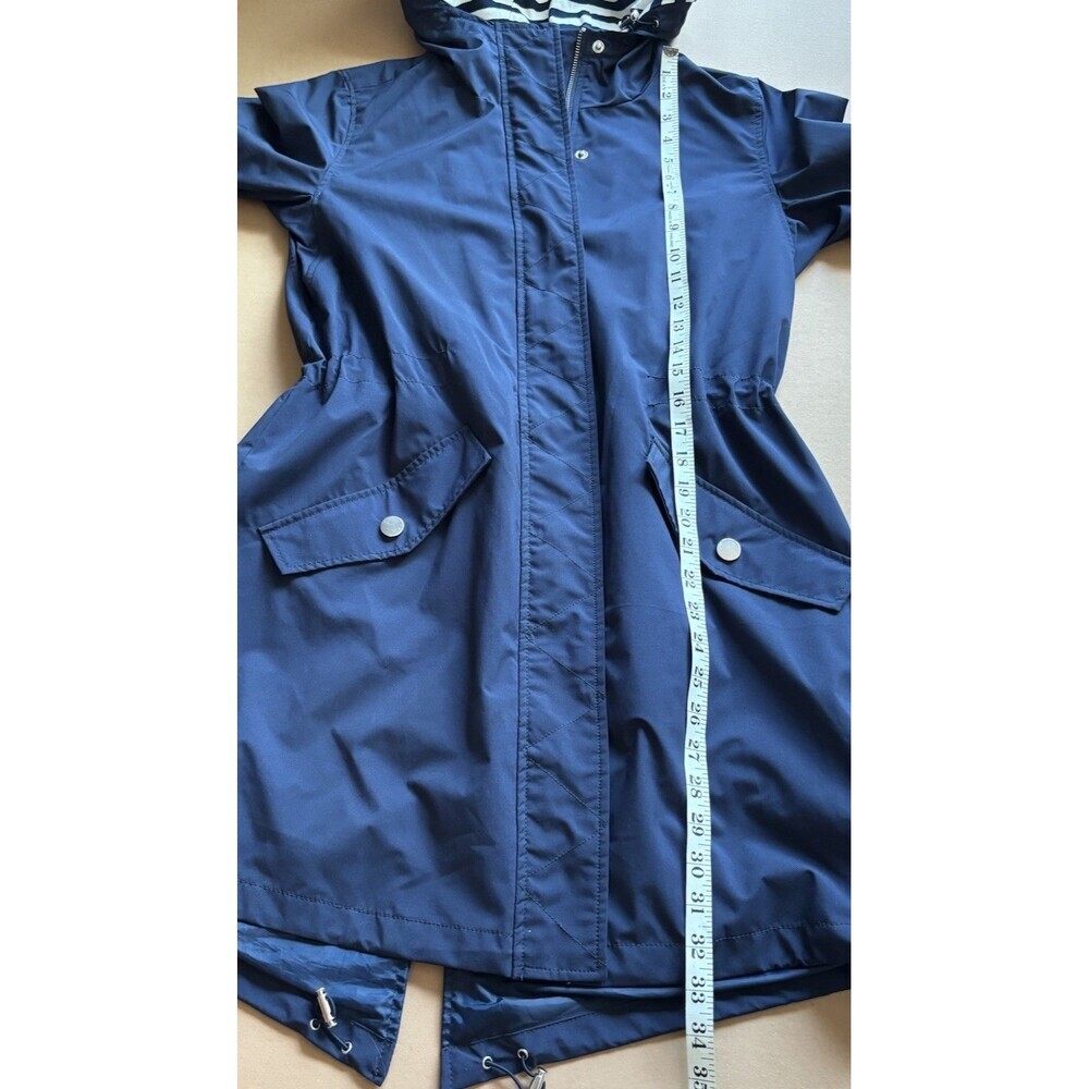 NAUTICA Anorak Windbreaker Hooded Lightweight Navy Rain Jacket Women’s Size XS - Picture 12 of 15